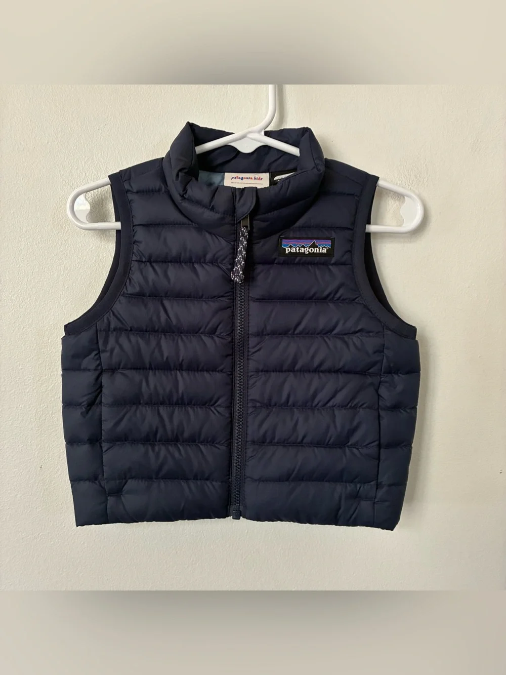 Patagonia Baby Down Sweater Vest in New Navy